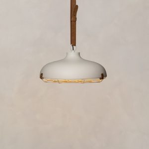 barn ceiling lights with light on