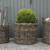 medium size of large wicker planter basket
