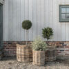 collection of three baskets