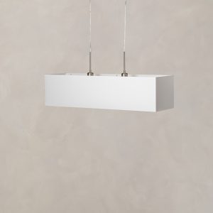 Rectangle pendant light, Angled View