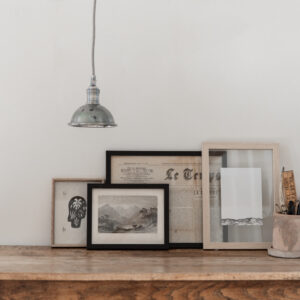 light in lifestyle study picture of Vintage Dome Light