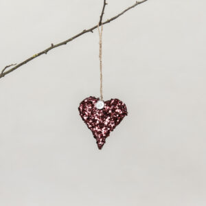 Christmas heart decoration
