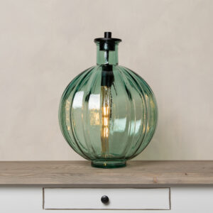 Green Glass Lamp
