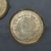 close up of decorative plates