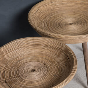 close up of top down of both tables