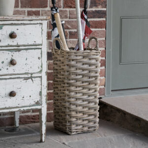 wicker umbrella basket